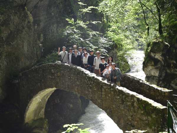 Group trip to Gorges de l’Areuse on 2024/07/13.